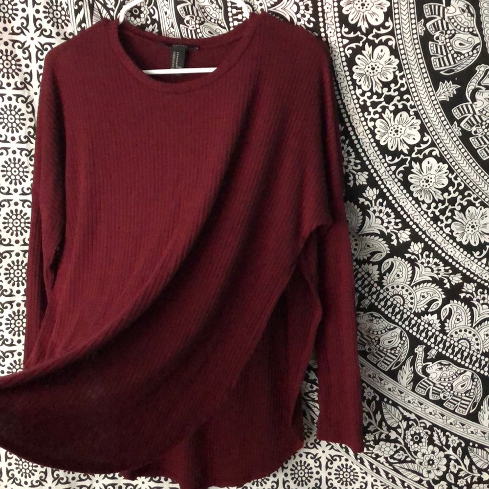 Forever 21 Maroon Sweater